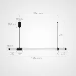 Подвесной светильник TIME TUNNEL WAVY L151 