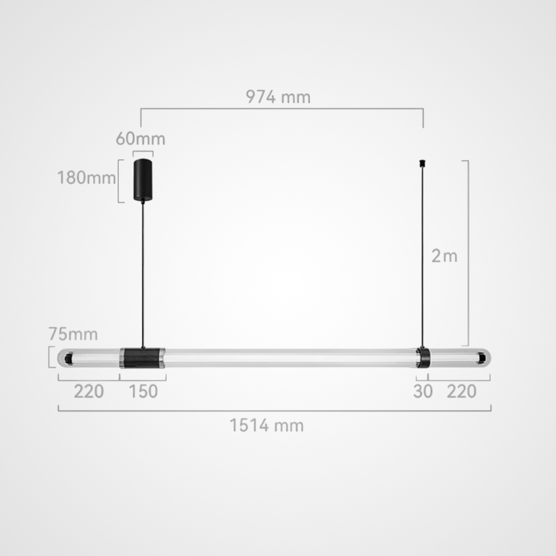 Подвесной светильник TIME TUNNEL WAVY L151 