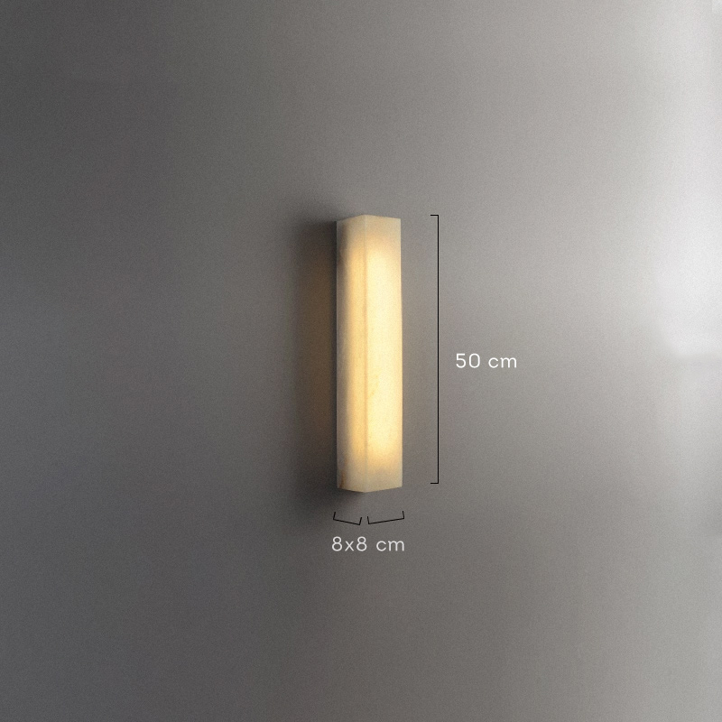 Настенный светильник прямоугольной формы из мрамора GREG WALL H50 от ImperiumLoft Настенный светильник прямоугольной формы из мрамора GREG WALL H50 от ImperiumLoft