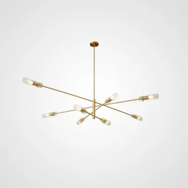 Люстра на штанге RADIANT Brass L8