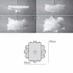 Подвесная люстра Whitie D85