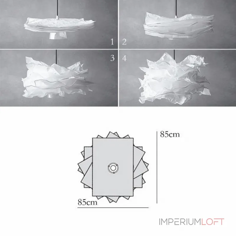 Подвесная люстра Whitie D85