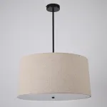 Подвесной светильник RH ROUND Linen Shade Pendant