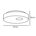 Потолочный светильник ECLA D57 от ImperiumLoft