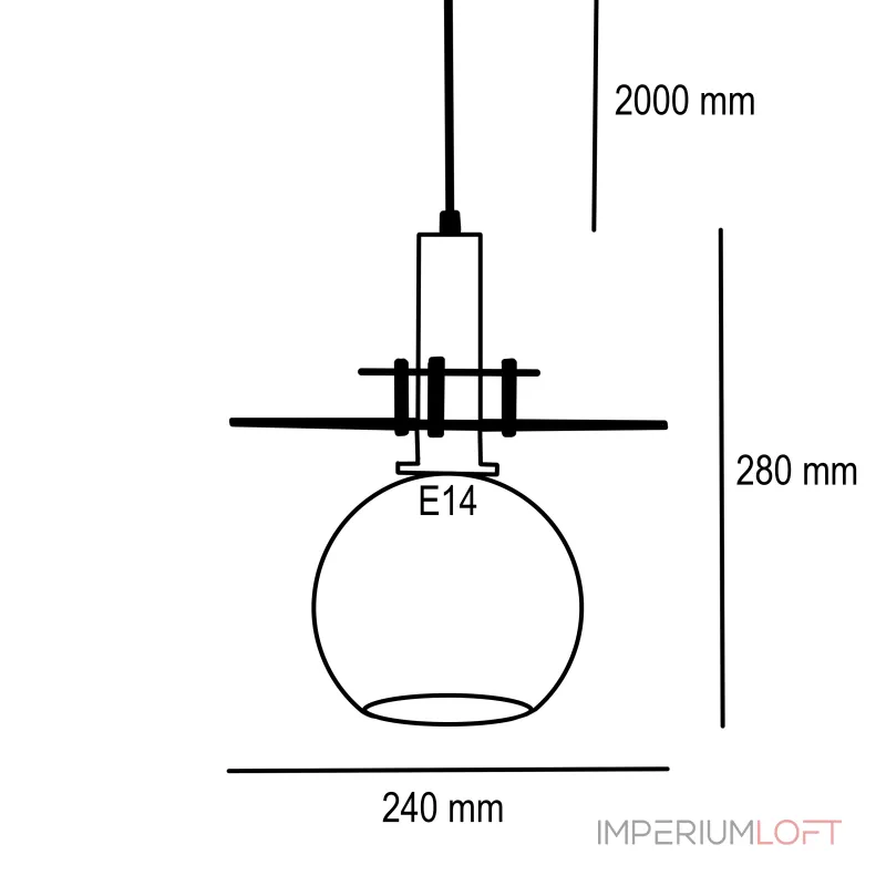 Подвесной светильник MODUS от ImperiumLoft