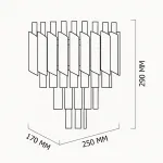 Бра Black Chandelier Crystal от ImperiumLoft