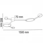 Потолочный светильник MIDA 5 от ImperiumLoft