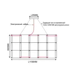 Подвесная люстра Quasar Cosmos Square LED pendant light 120/60/60