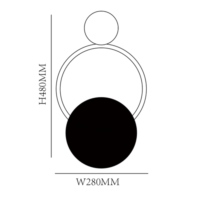 Настенный светильник LEX Ring от ImperiumLoft