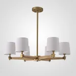 Люстра на штанге Jorgenson D85 White/Light wood