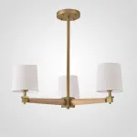 Люстра на штанге Jorgenson D70 White/Light wood