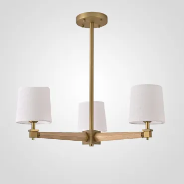 Люстра на штанге Jorgenson D70 White/Light wood