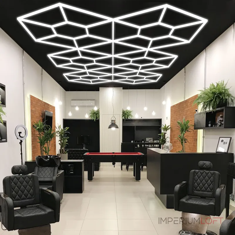 Профильный составной сотовый светодиодный светильник SOTO ZT6102 589W 6500К L107 от ImperiumLoft