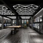 Профильный составной сотовый светодиодный светильник SOTO ZT6102 589W 6500К L107 от ImperiumLoft