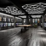 Профильный составной сотовый светодиодный светильник SOTO ZT6102 589W 6500К L107 от ImperiumLoft