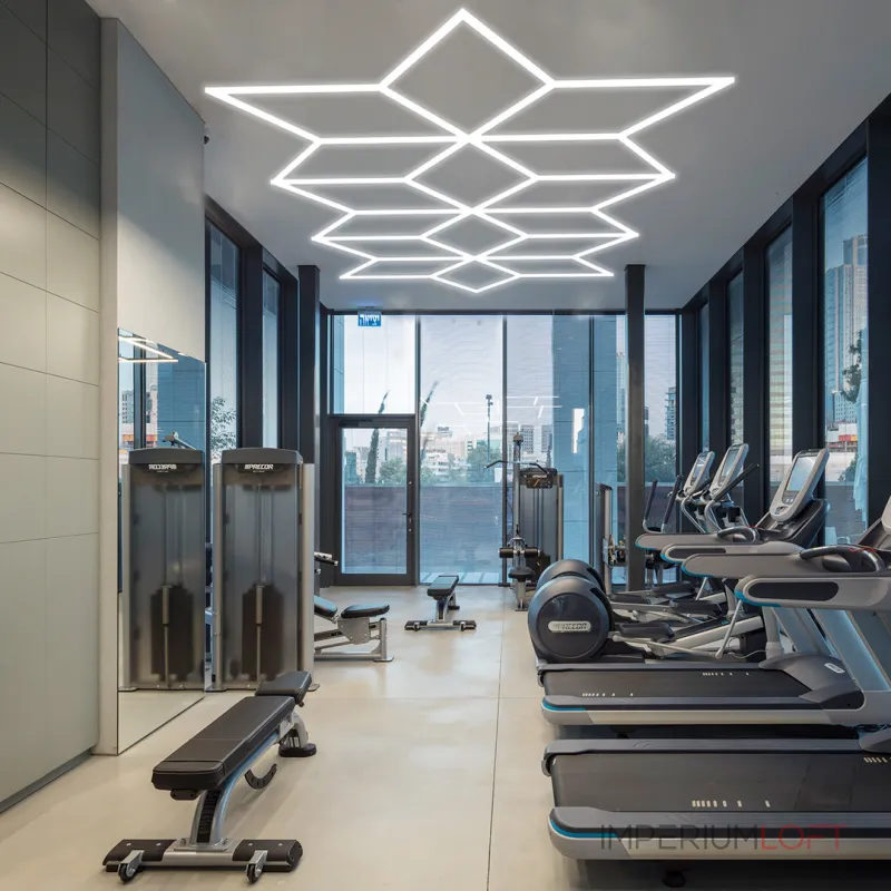 Профильный составной сотовый светодиодный светильник SOTO ZT6103 361.2W 6500К L42 от ImperiumLoft