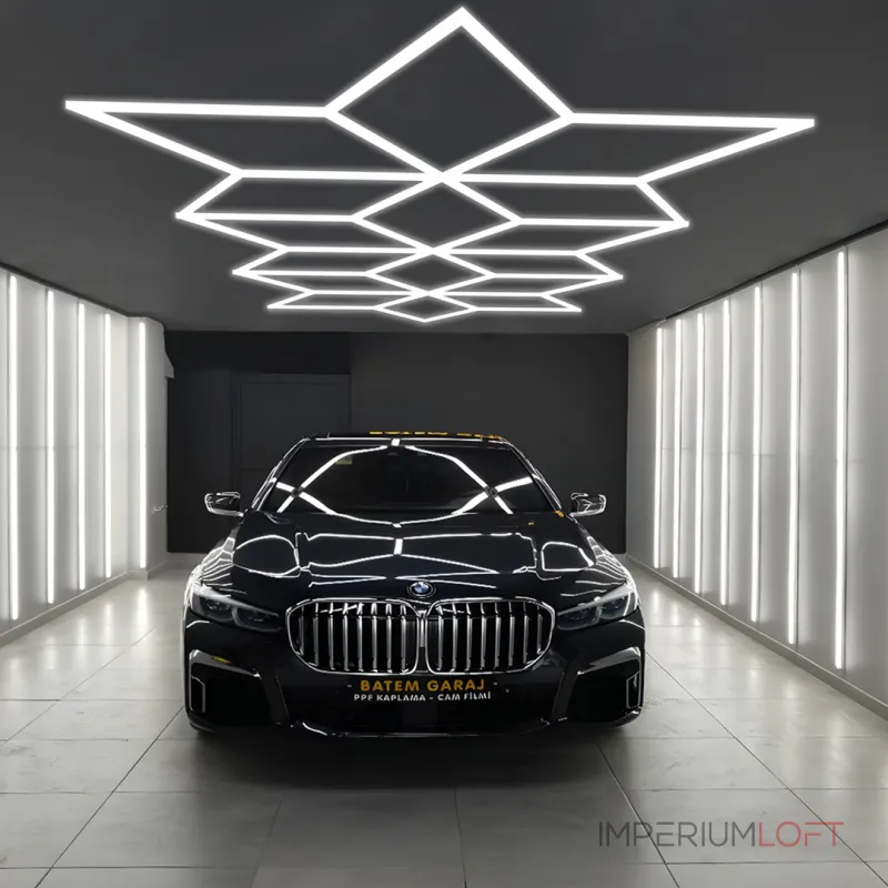 Профильный составной сотовый светодиодный светильник SOTO ZT6103 361.2W 6500К L42 от ImperiumLoft