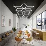 Профильный составной сотовый светодиодный светильник SOTO ZT6103 361.2W 6500К L42 от ImperiumLoft