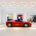 Профильный составной сотовый светодиодный светильник SOTO ZT6104 430W 6500К L50 от ImperiumLoft