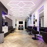 Профильный составной сотовый светодиодный светильник SOTO ZT6104 430W 6500К L50 от ImperiumLoft