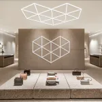 Профильный составной сотовый светодиодный светильник SOTO ZT6105 223.6W 6500К L26 от ImperiumLoft