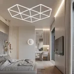 Профильный составной сотовый светодиодный светильник SOTO ZT6105 223.6W 6500К L26 от ImperiumLoft