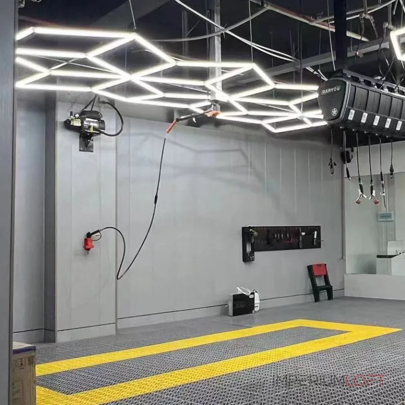 Профильный составной сотовый светодиодный светильник SOTO ZT6109 387W 6500К L45 от ImperiumLoft