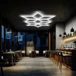 Профильный составной сотовый светодиодный светильник SOTO ZT6111 90W 6500К L30 от ImperiumLoft