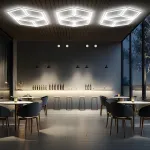 Профильный составной сотовый светодиодный светильник SOTO ZT6112 120W 6500К L14 от ImperiumLoft