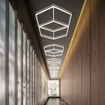 Профильный составной сотовый светодиодный светильник SOTO ZT6112 120W 6500К L14 от ImperiumLoft