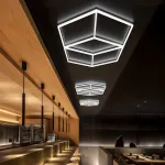 Профильный составной сотовый светодиодный светильник SOTO ZT6112 120W 6500К L14 от ImperiumLoft