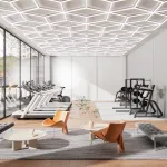 Профильный составной сотовый светодиодный светильник SOTO ZT6113 447W 6500К L52 от ImperiumLoft