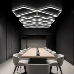 Профильный составной сотовый светодиодный светильник SOTO ZT6114 412W 6500К L48 от ImperiumLoft