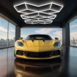 Профильный составной сотовый светодиодный светильник SOTO ZT6115 412W 6500К L48 от ImperiumLoft