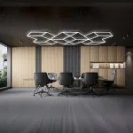 Профильный составной сотовый светодиодный светильник SOTO ZT6115 412W 6500К L48 от ImperiumLoft