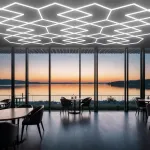 Профильный составной сотовый светодиодный светильник SOTO ZT6116 361W 6500К L42 от ImperiumLoft