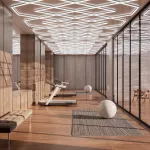 Профильный составной сотовый светодиодный светильник SOTO ZT6116 361W 6500К L42 от ImperiumLoft