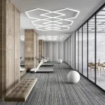 Профильный составной сотовый светодиодный светильник SOTO ZT6116 361W 6500К L42 от ImperiumLoft