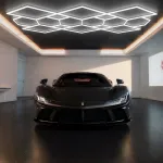 Профильный составной сотовый светодиодный светильник SOTO ZT6136 335W 6500К L67 от ImperiumLoft