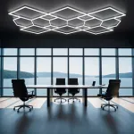 Профильный составной сотовый светодиодный светильник SOTO ZT6136 335W 6500К L67 от ImperiumLoft