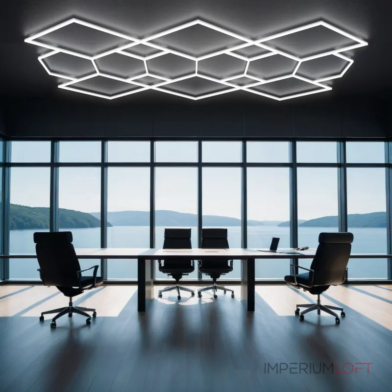 Профильный составной сотовый светодиодный светильник SOTO ZT6136 335W 6500К L67 от ImperiumLoft