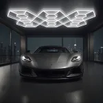 Профильный составной сотовый светодиодный светильник SOTO ZT6138 512W 6500К L93 от ImperiumLoft