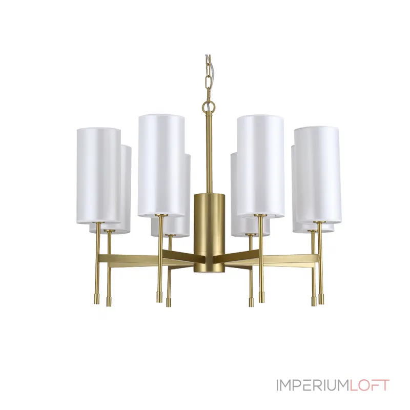 Подвесная люстра Newport 7320 7328/C brass без абажуров