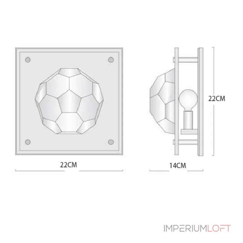 Настенный светильник (Бра) Rochillon от ImperiumLoft