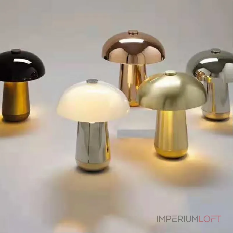 Настольная лампа Ongo Gold White от ImperiumLoft