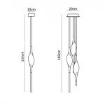 Подвесной светильник PEZZO D10 от ImperiumLoft