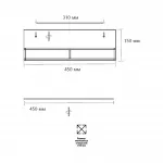 Потолочный светильник Сонекс Avra led 65вт ø450 8186/8C от ImperiumLoft