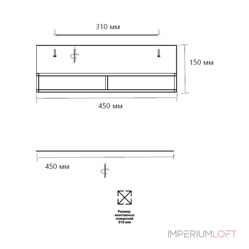 Потолочный светильник Сонекс Avra led 65вт ø450 8186/8C от ImperiumLoft