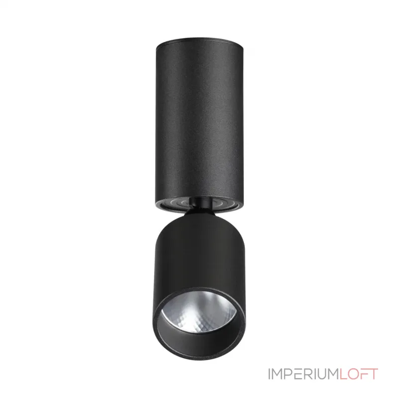 Светильник накладной светодиодный IP20 LED 5W 85-265V 3000K 600Лм TUBO 359315 OVER NT24 000 Черный от ImperiumLoft