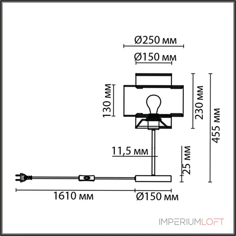 Настольная лампа Lumion Moderni 370980 от ImperiumLoft